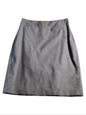 Banana Republic Gray Petite A Line Mini Skirt Size 2P!